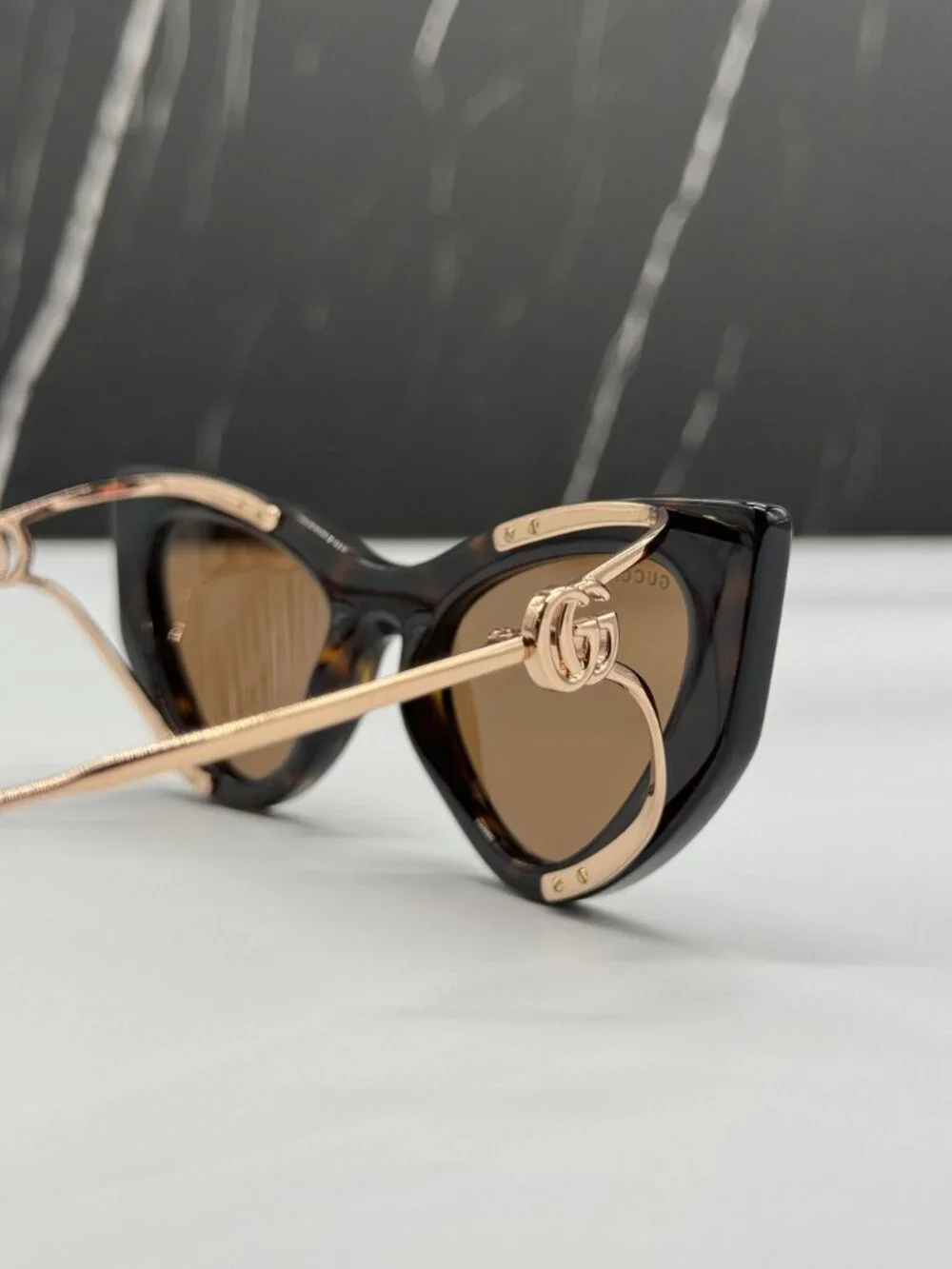 NEW GUCCI GG1565S 002 HAVANA/GOLD WOMEN SUNGLASSES